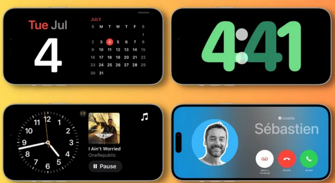 霍州苹果手机维修分享iOS17横屏充电待机显示有什么好处 