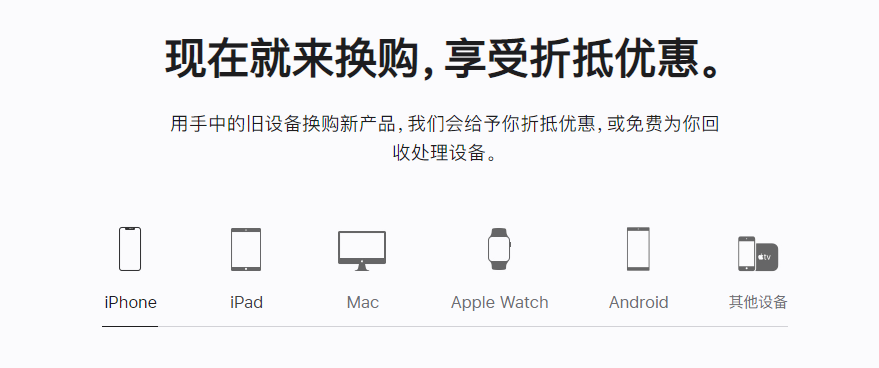 霍州苹果手机维修分享iPhone以旧换新的去处 